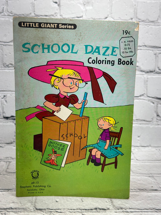 School Daze Coloring Book [Little Giant Series · Stephens Publishing · 1957]