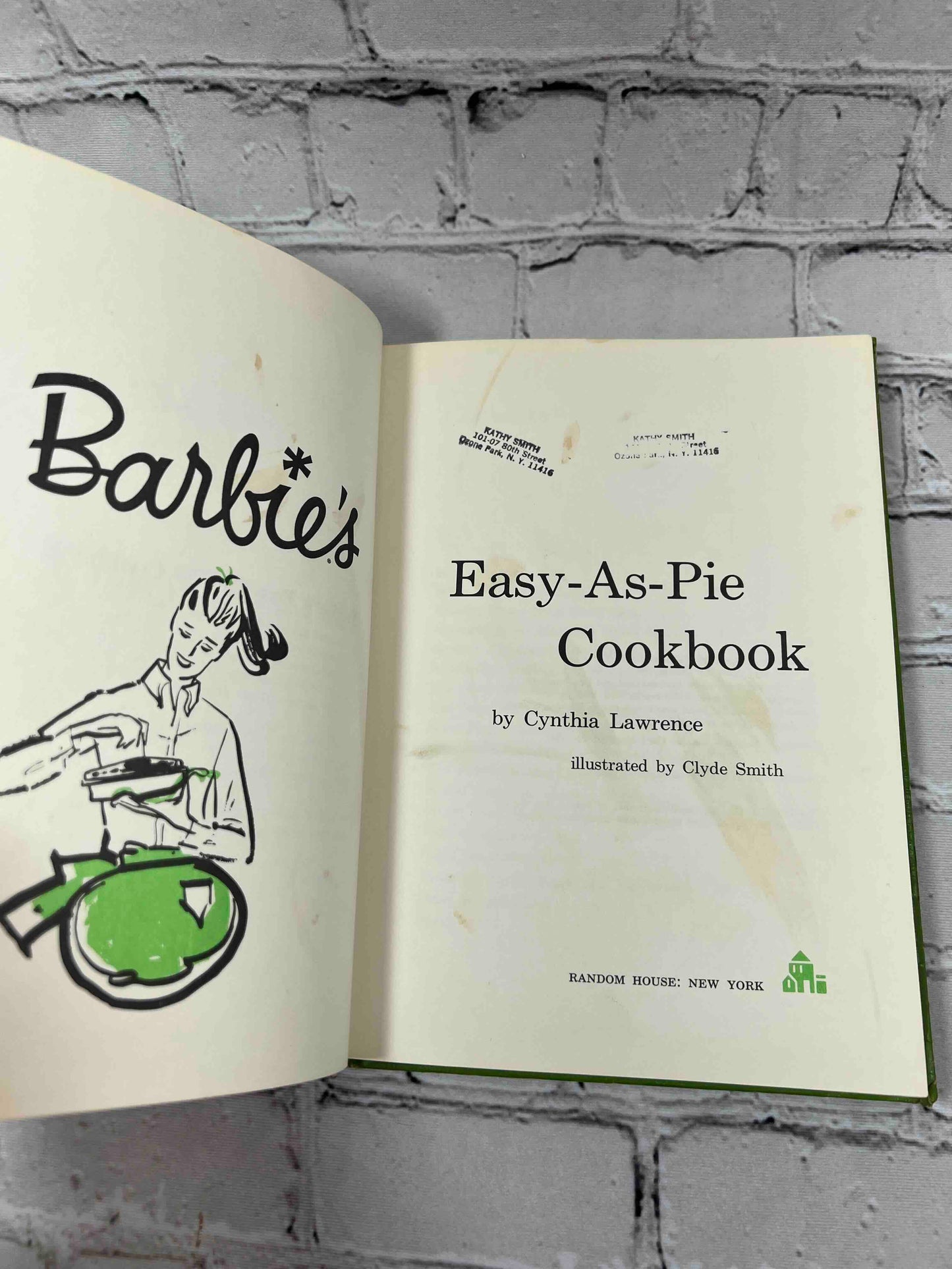 Barbie Easy-As-Pie Cookbook