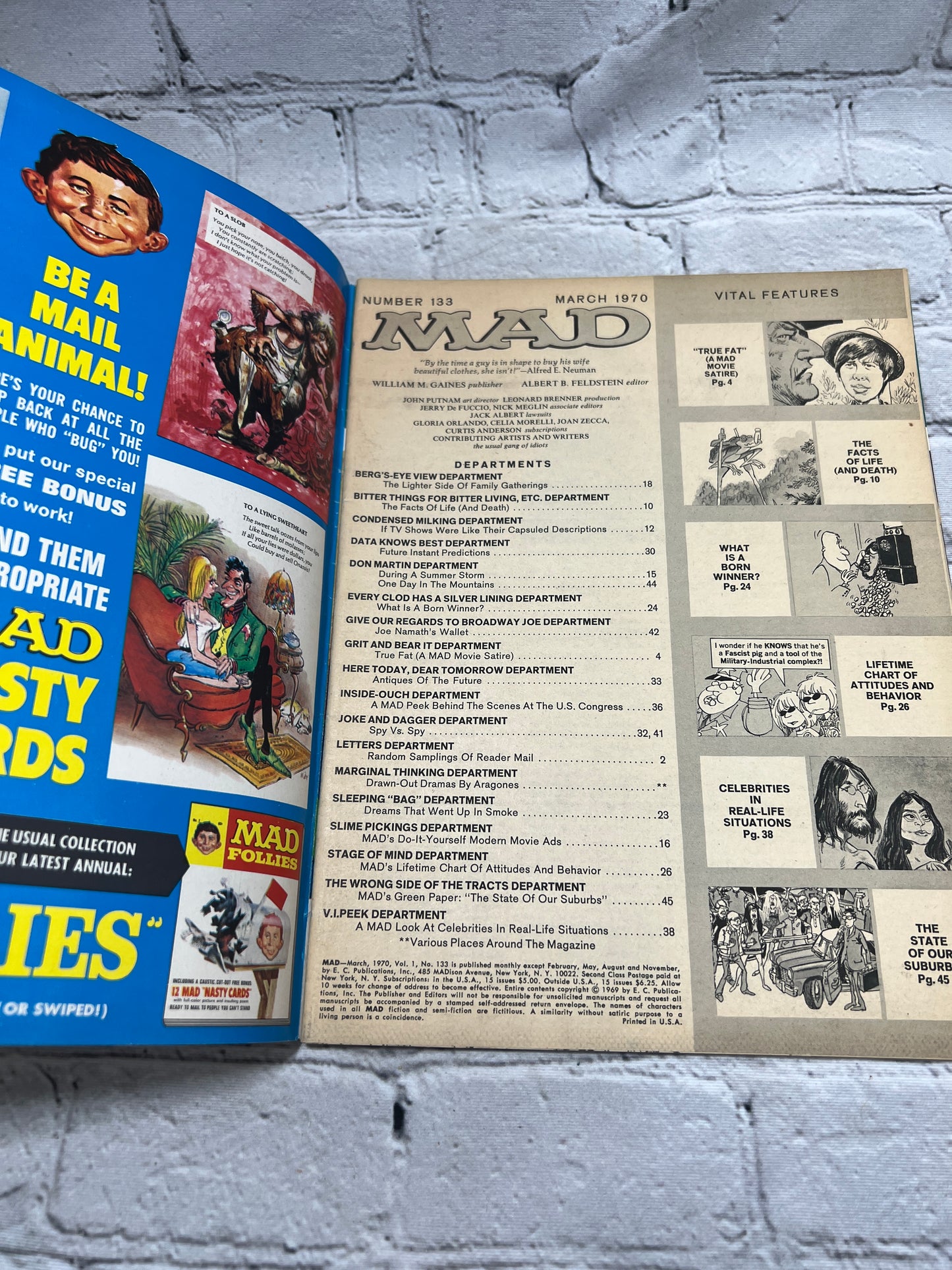 MAD March 1970 Volume 1 No 133