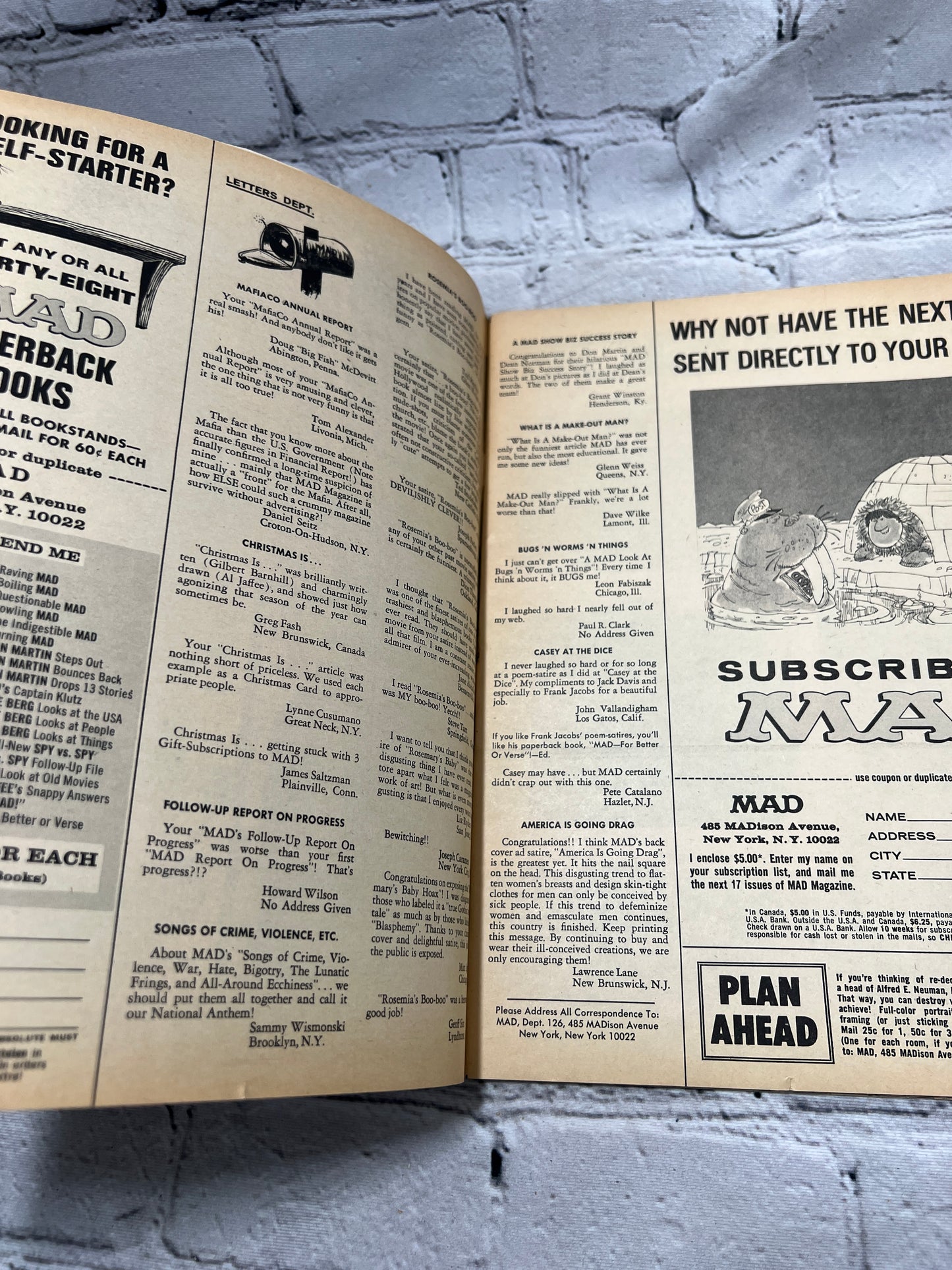 MAD April 1969 Volume 1 No 126