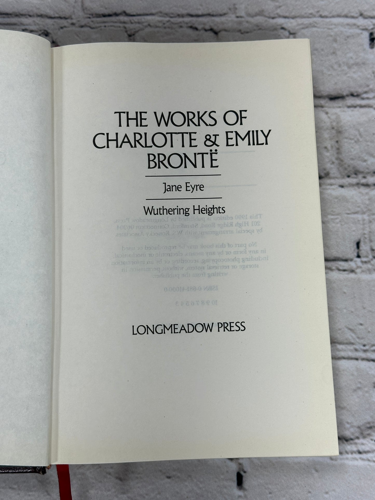 The Works of Charlotte and Emily Bronte  [1990 · Longmeadow Press]