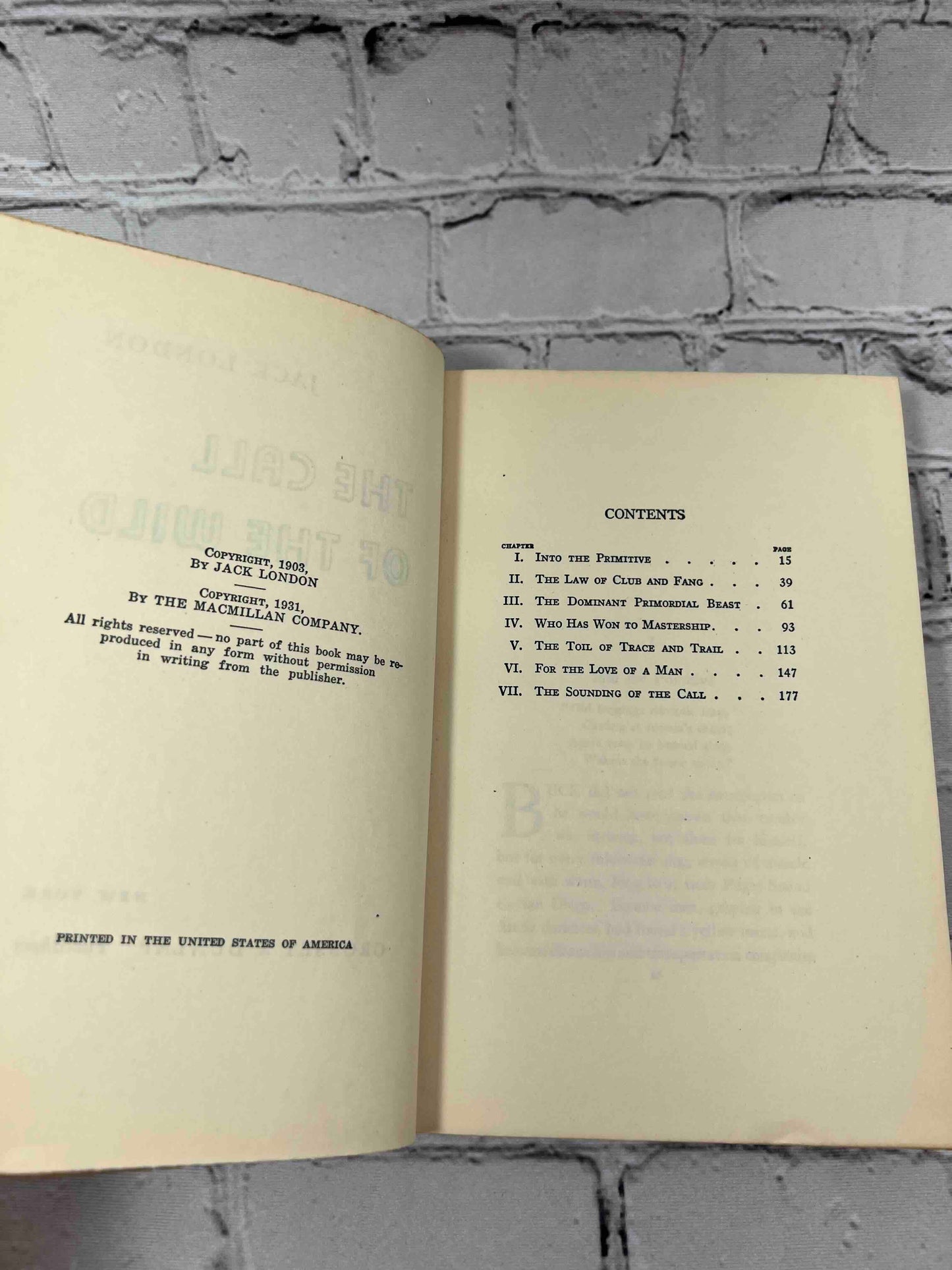 The Call of the Wild