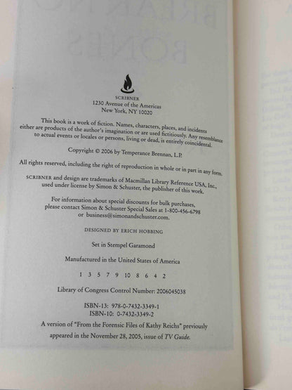 Break No Bones: A Novel (Temperance Brennan Novels)