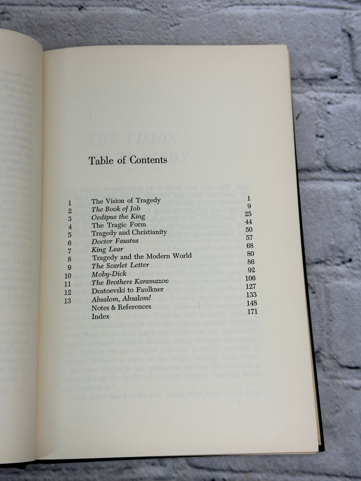 The Vision of Tragedy By Richard Sewall [1959 · First Edition]