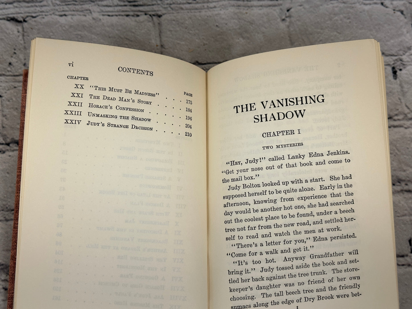 The Vanishing Shadow A Judy Bolton Mystery By Margaret Sutton [1932]