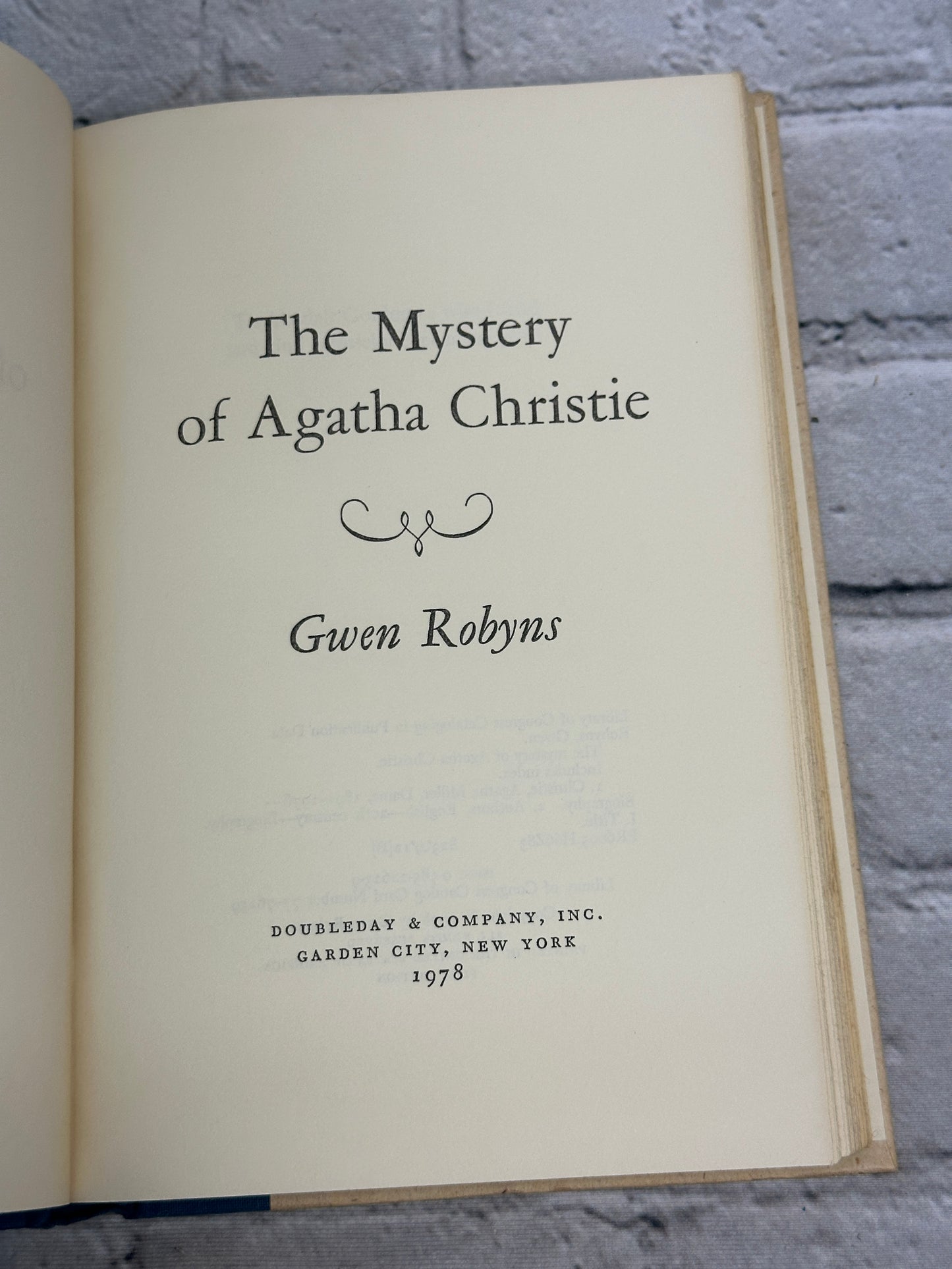 The Mystery of Agatha Christie by Gwen Robyns [1978 · 1st Edition]