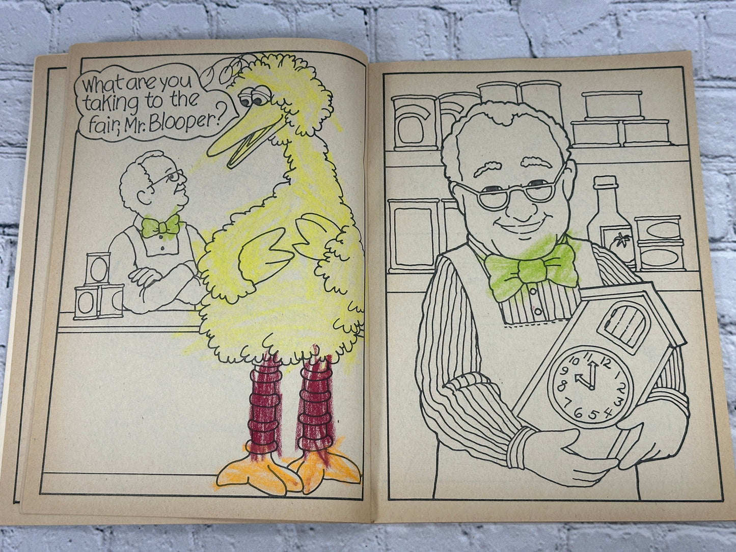 Sesame Street My Favorite Things Coloring Book Ftng. Jim Hensons Muppet Babies 1359-1