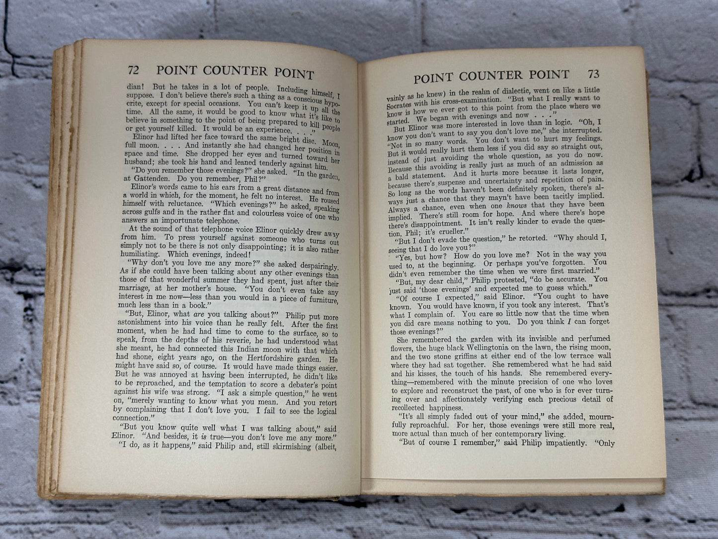 Point Counter Point by Aldous Huxley [First U.S. Edition · 1928]