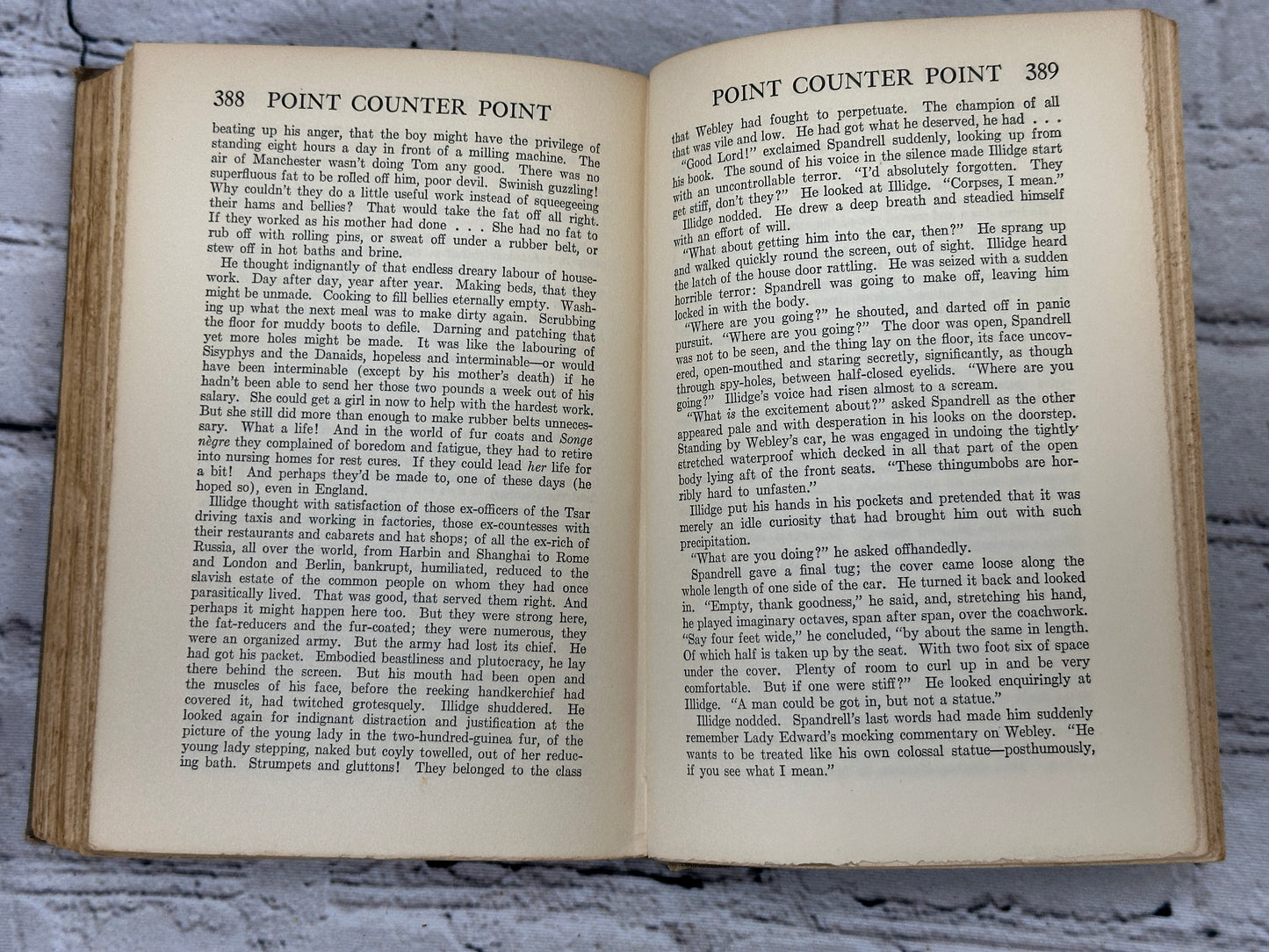 Point Counter Point by Aldous Huxley [First U.S. Edition · 1928]