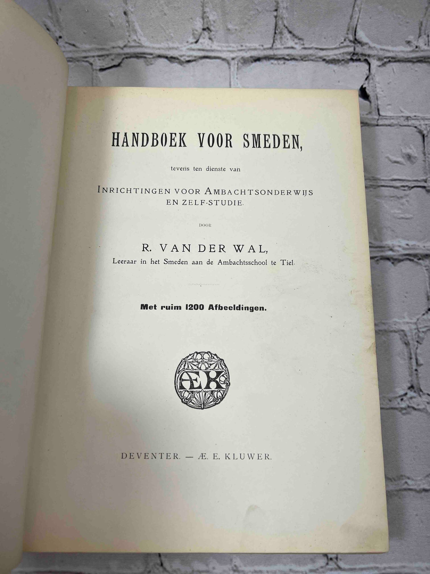 Handboek voor Smeden (Handbook for Blacksmith)