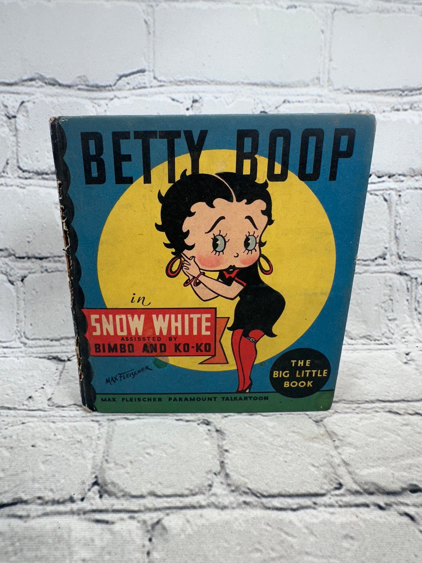 Big Little Book Betty Boop in Snow White Assisted Bimbo & Ko-Ko [Whitman · 1934]