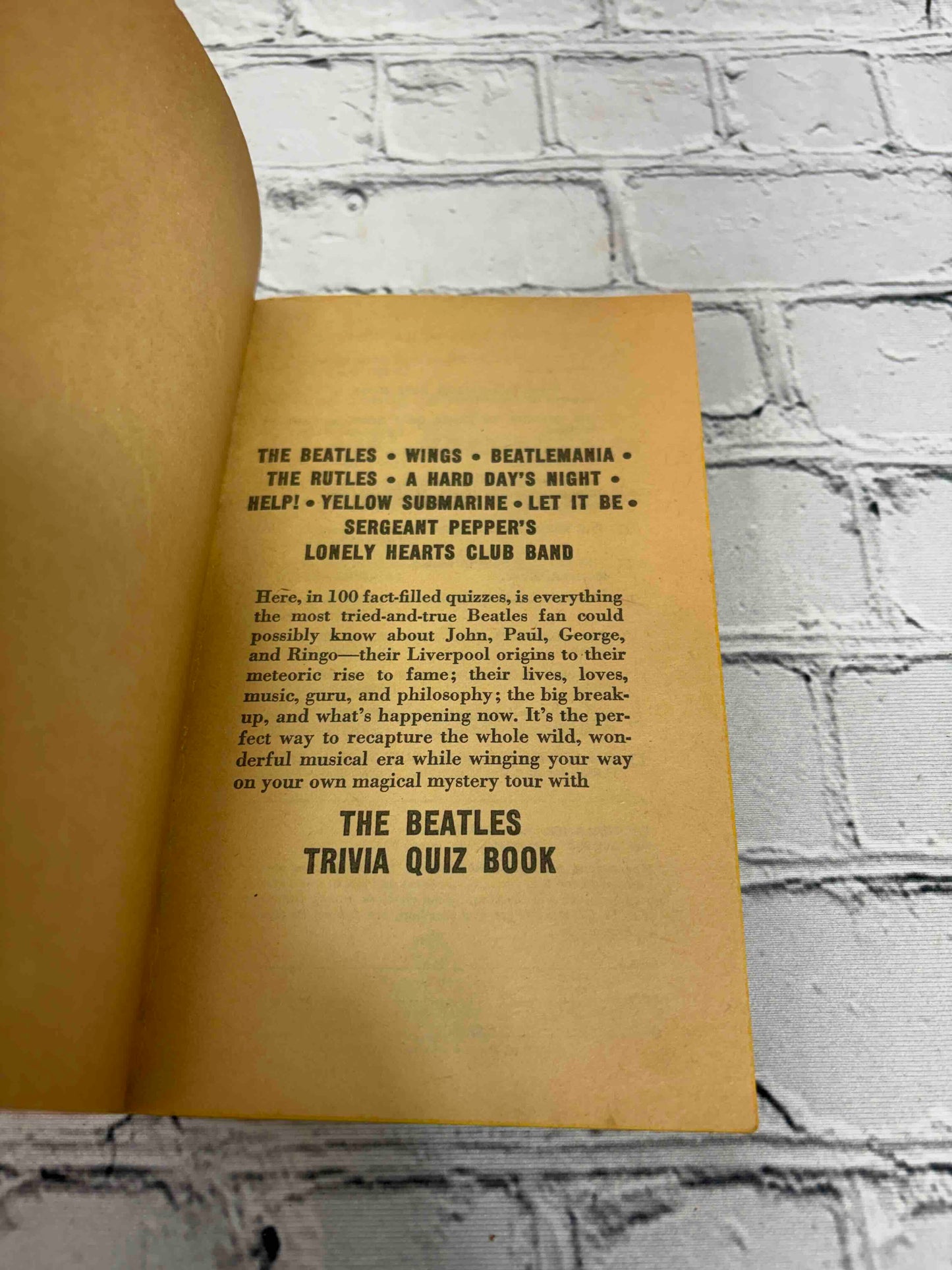The Beatles Trivia Quiz Book