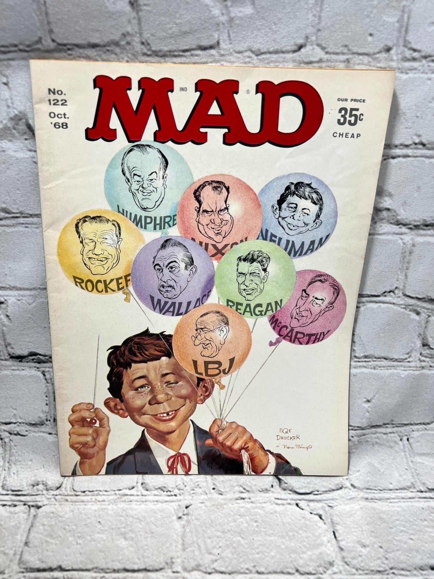 MAD October 1968 Vol. 1 No. 122