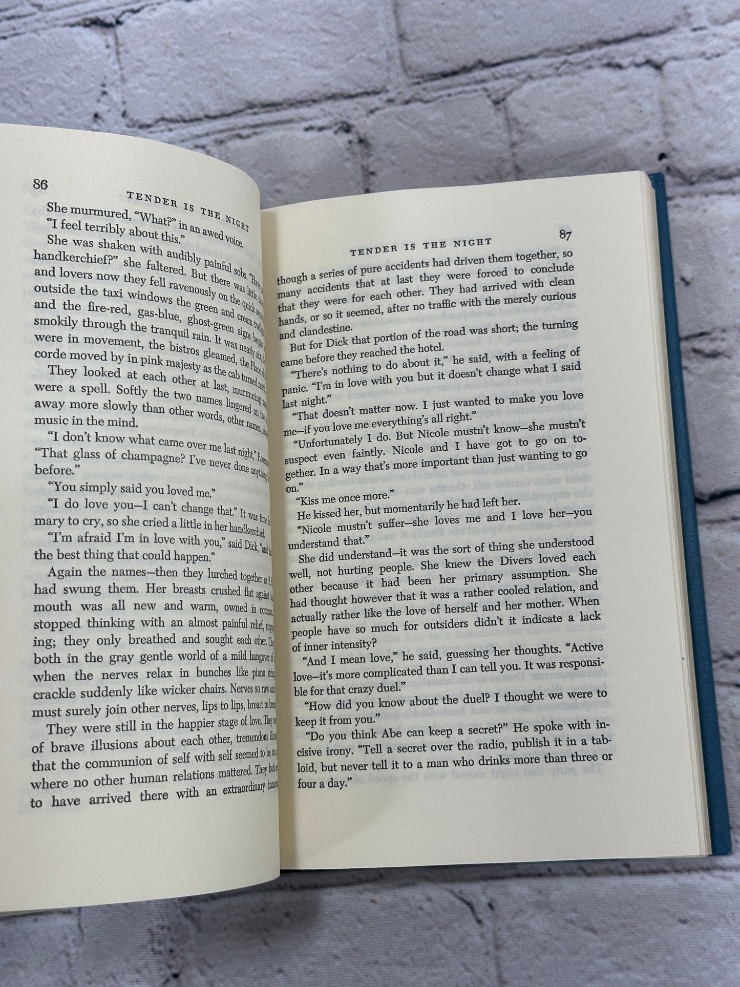 F. Scott Fitzgerald Tender Is The Night [Book Club Edition · 1962]