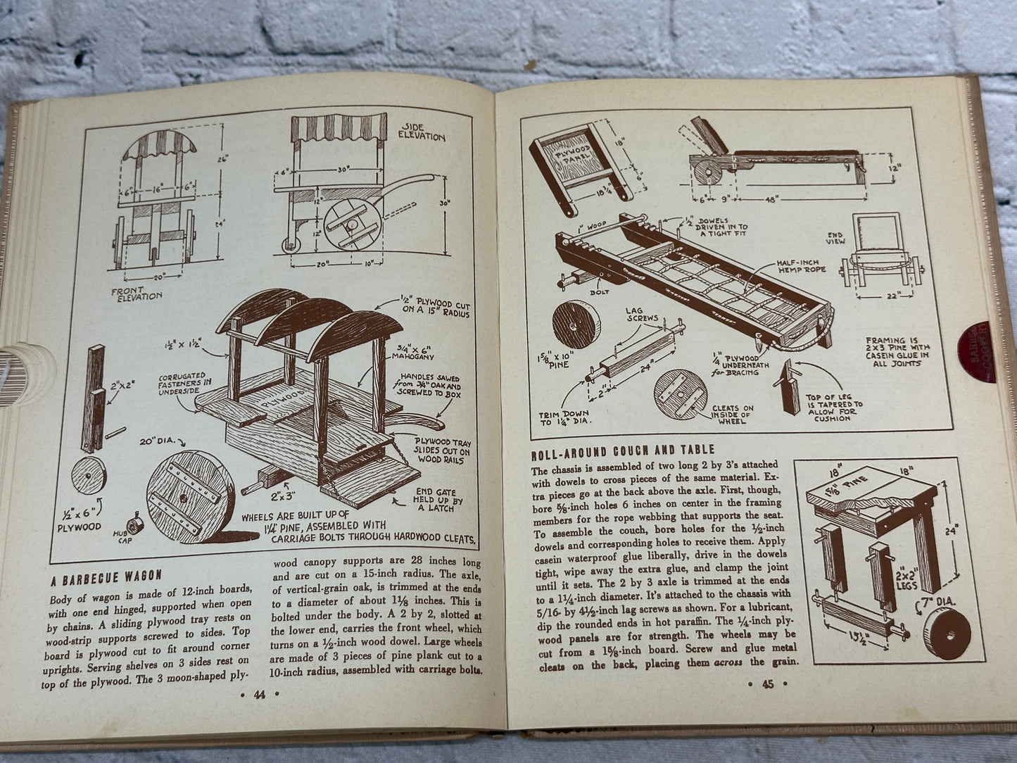 Sunset's Barbecue Book: How to Build Them.. [1943 · Sixth Printing]