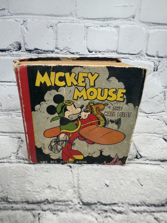 Big Little Book Mickey Mouse The Mail Pilot 731 [Whitman · 1933]