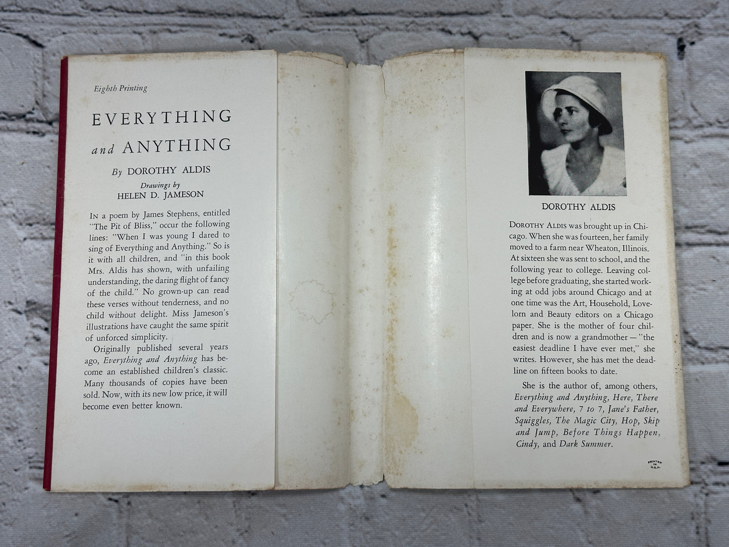 Everything and Anything by Dorothy Aldis [New Popular Edition · 8th Print · 1927]