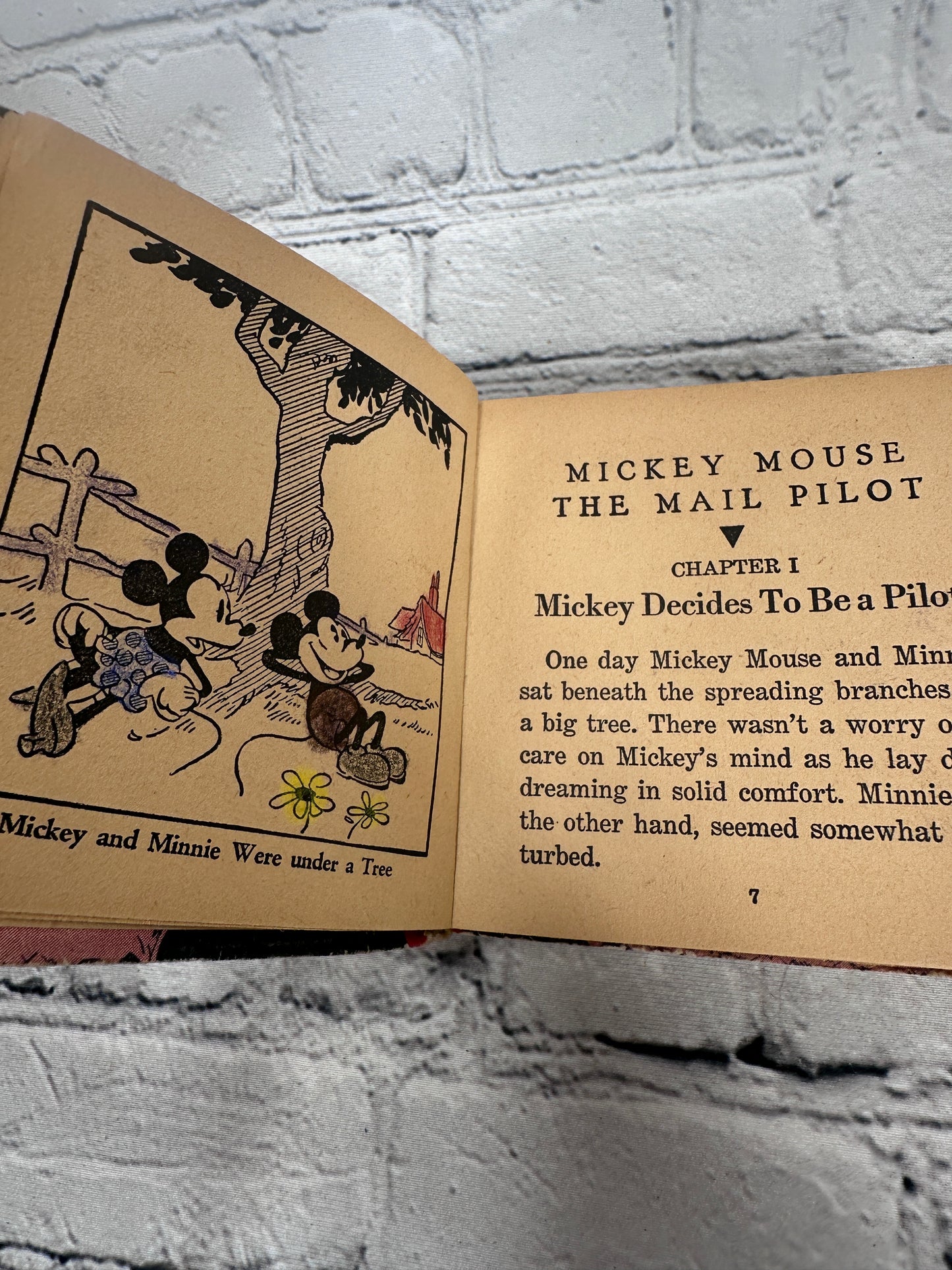 Big Little Book Mickey Mouse The Mail Pilot 731 [Whitman · 1933]