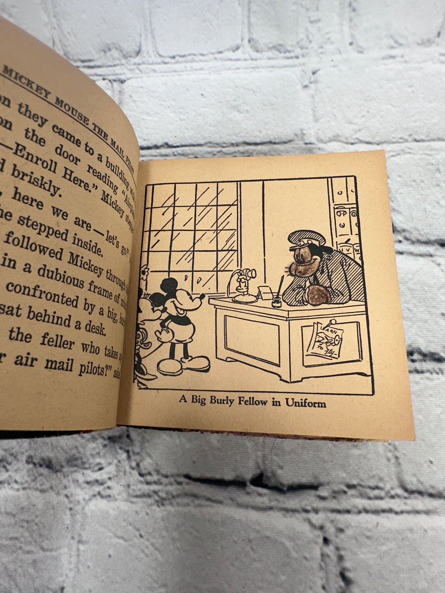 Big Little Book Mickey Mouse The Mail Pilot 731 [Whitman · 1933]