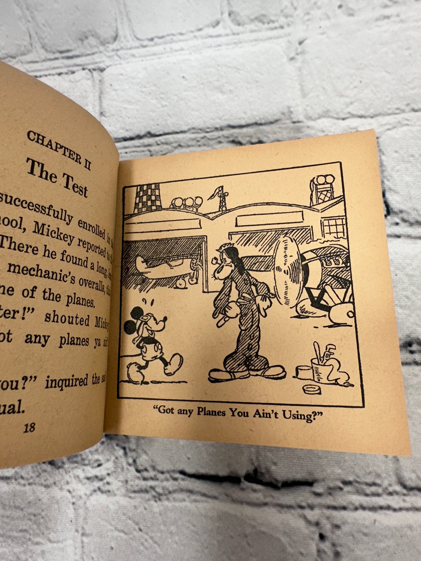 Big Little Book Mickey Mouse The Mail Pilot 731 [Whitman · 1933]