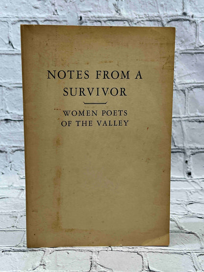 Notes from a Survivor: Women Poets of the Valley