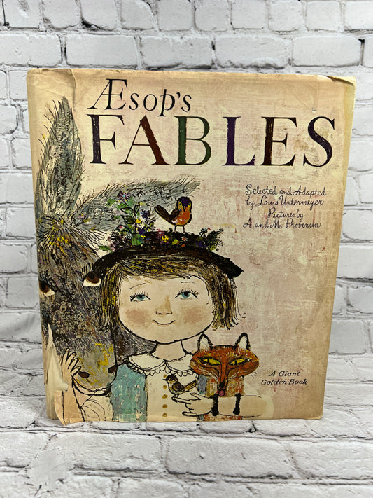 Aesop’s Fables Adapted by Untermeyer [Giant Golden Book · 1966 · 2nd Print]
