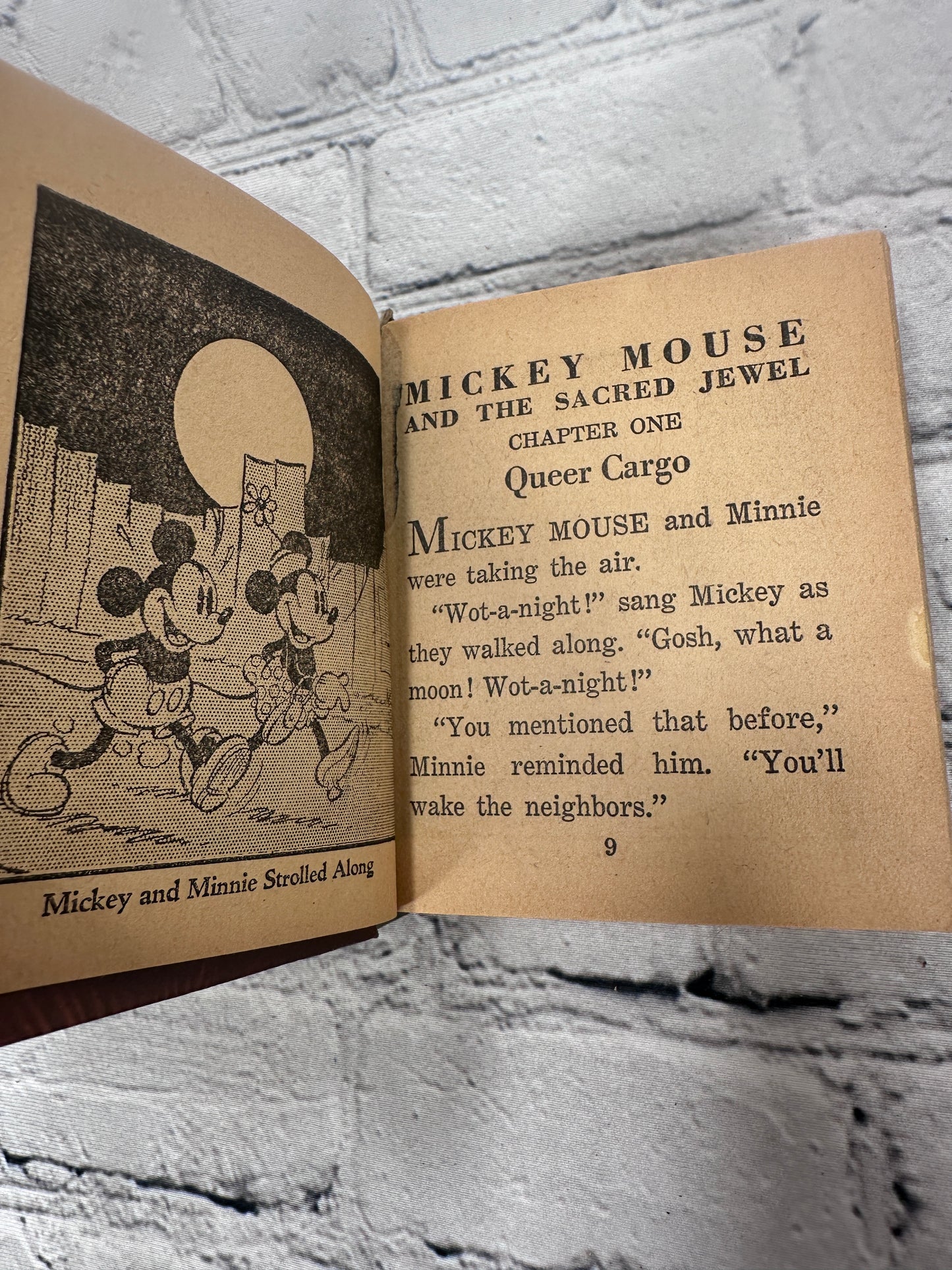 Big Little Book Mickey Mouse and the Sacred Jewel 1187 [Whitman · 1936]