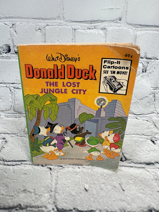 Big Little Book Donald Duck The Lost Jungle City 5773 [Western Publishing · 1975]