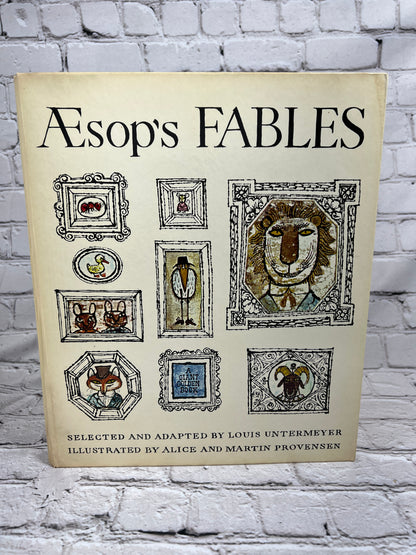 Aesop’s Fables Adapted by Untermeyer [Giant Golden Book · 1966 · 2nd Print]