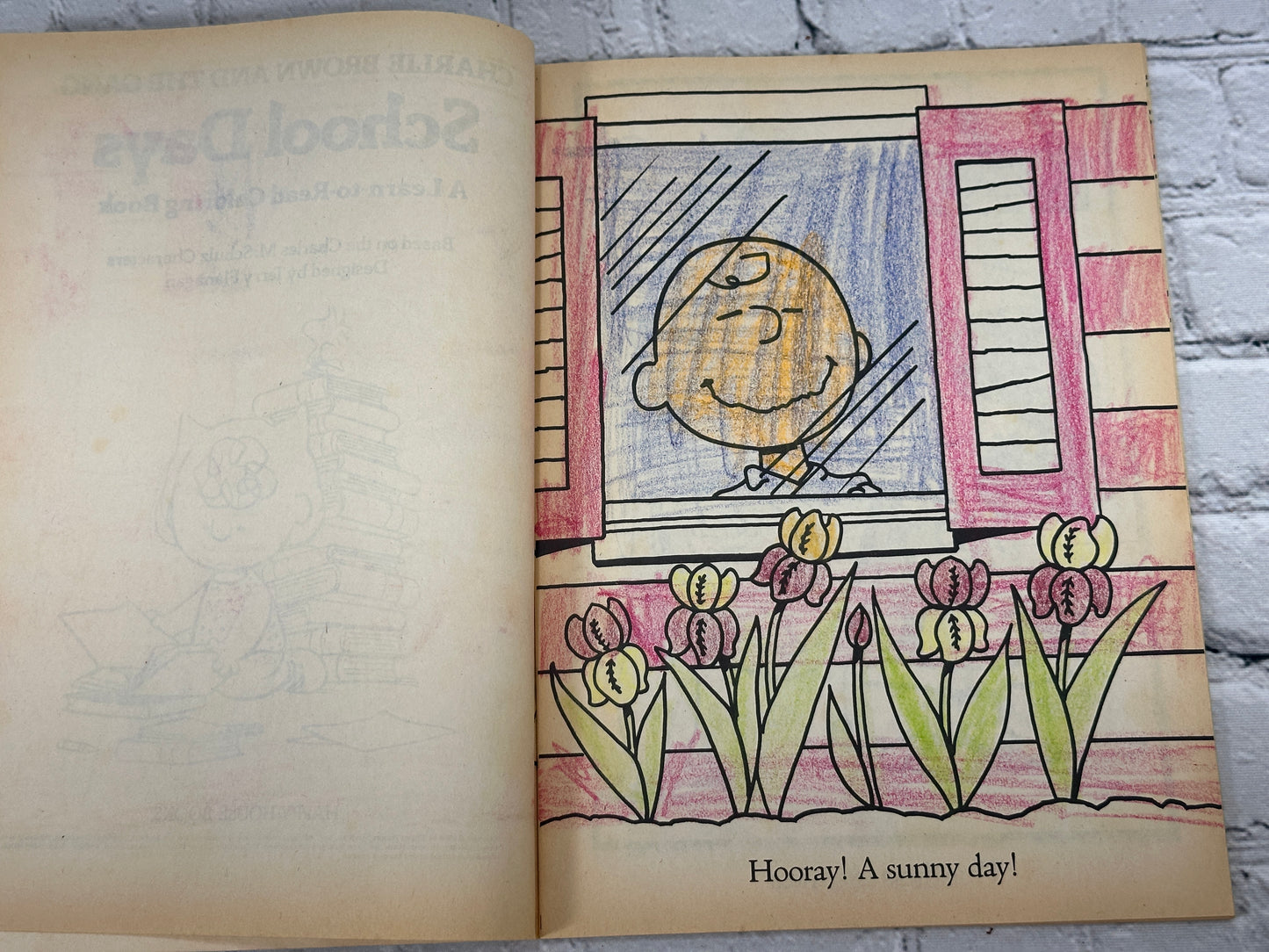 Charlie Brown Learn to Read Coloring Books [3 Book Lot · Happy House · 1980s]