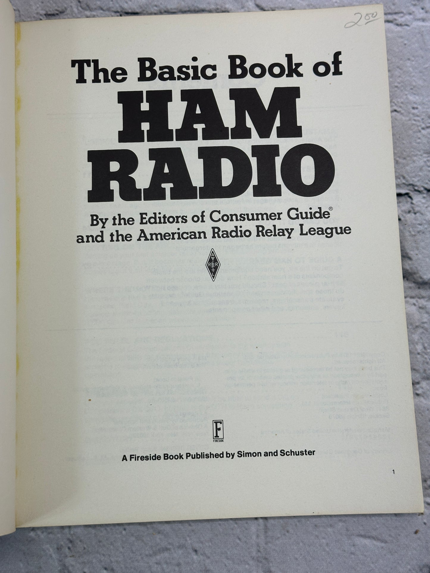 The Basic Book of Ham Radio by the American Radio Relay League [1978 · 1st Print]