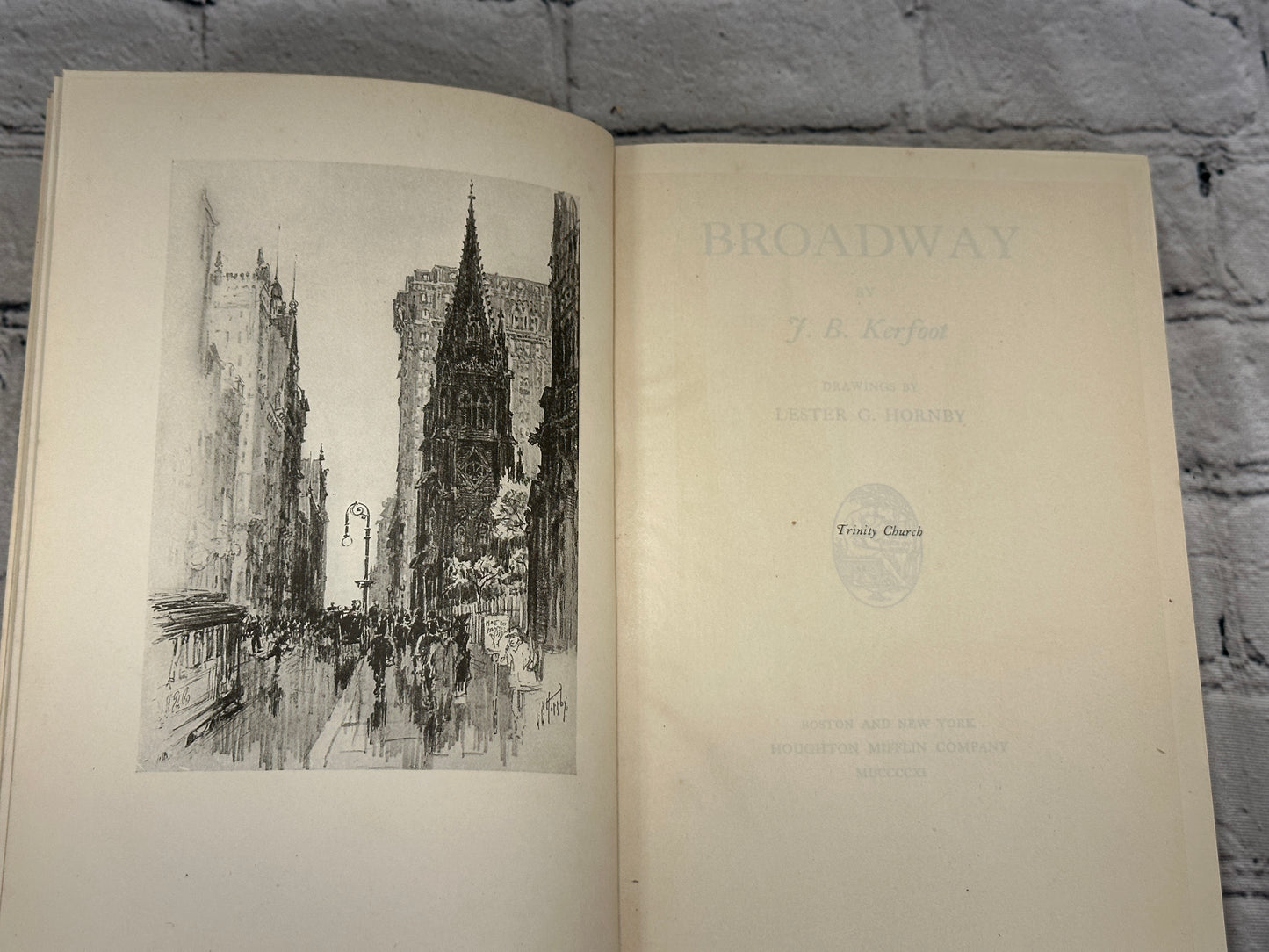 Broadway by J.B. Kerfoot, Illustrated by Lester Hornby [1911 · First Edition]