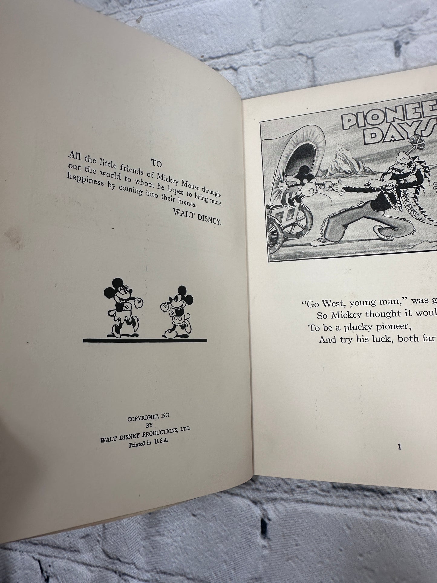 Mickey Mouse Stories Book #2 [Walt Disney · David McKay Co. · 1934]