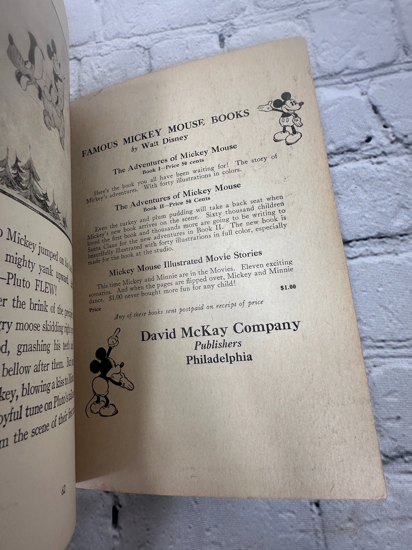 Mickey Mouse Stories Book #2 [Walt Disney · David McKay Co. · 1934]