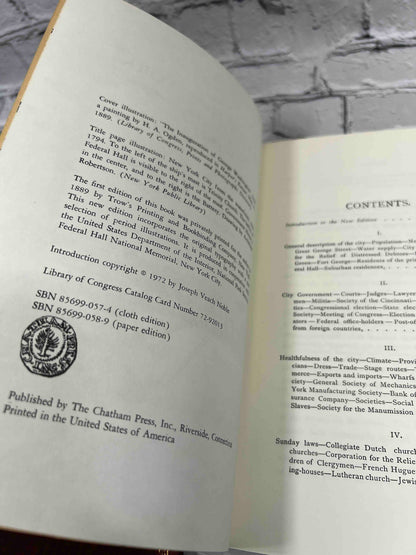 The City of New York in the year of Washington's Inauguration 1789