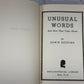 Unusual Words and How They Came About by Edwin Radford [Philosophical Library · 1946]