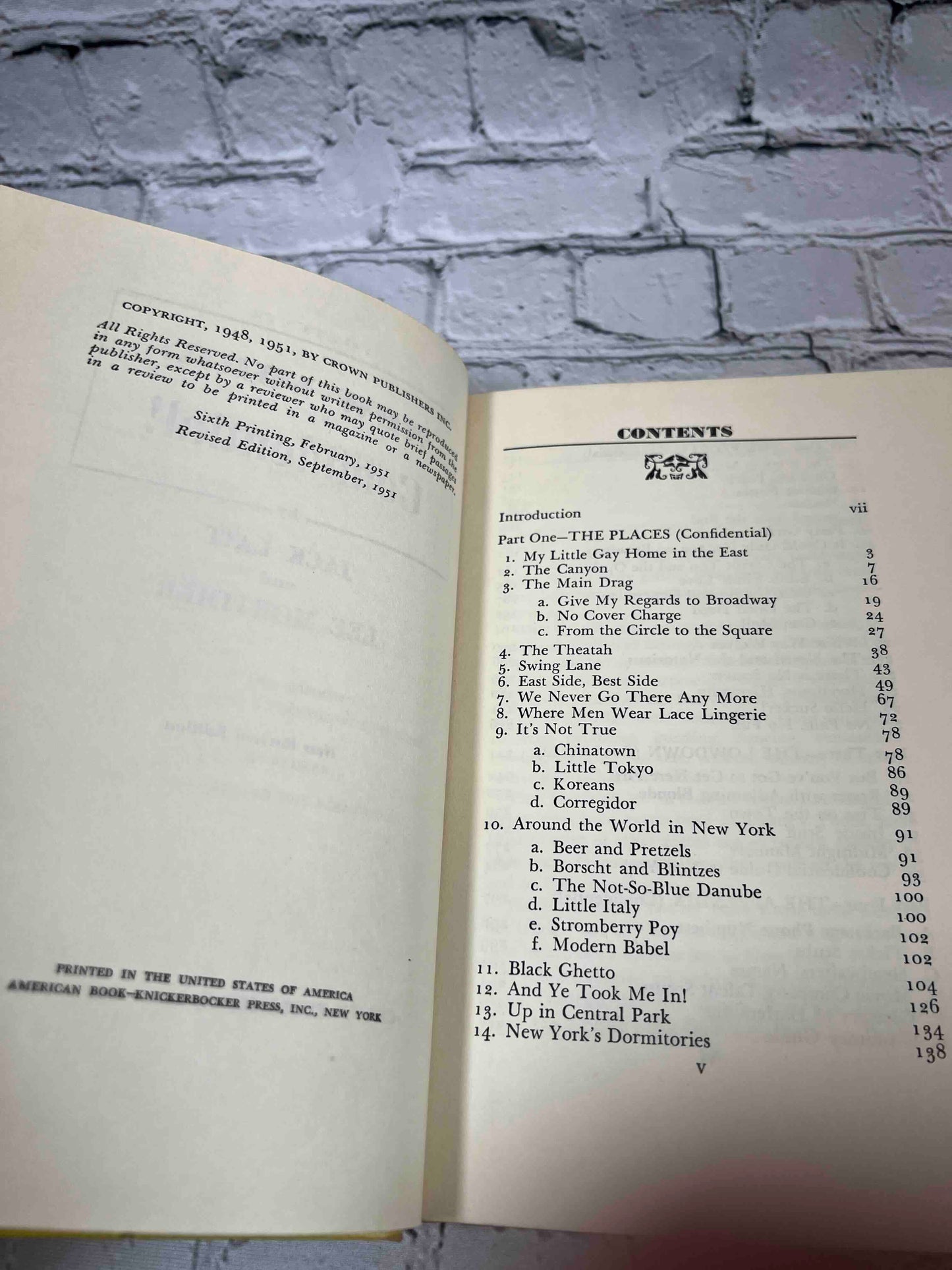 New York Confidential The Low Down on the Big Town