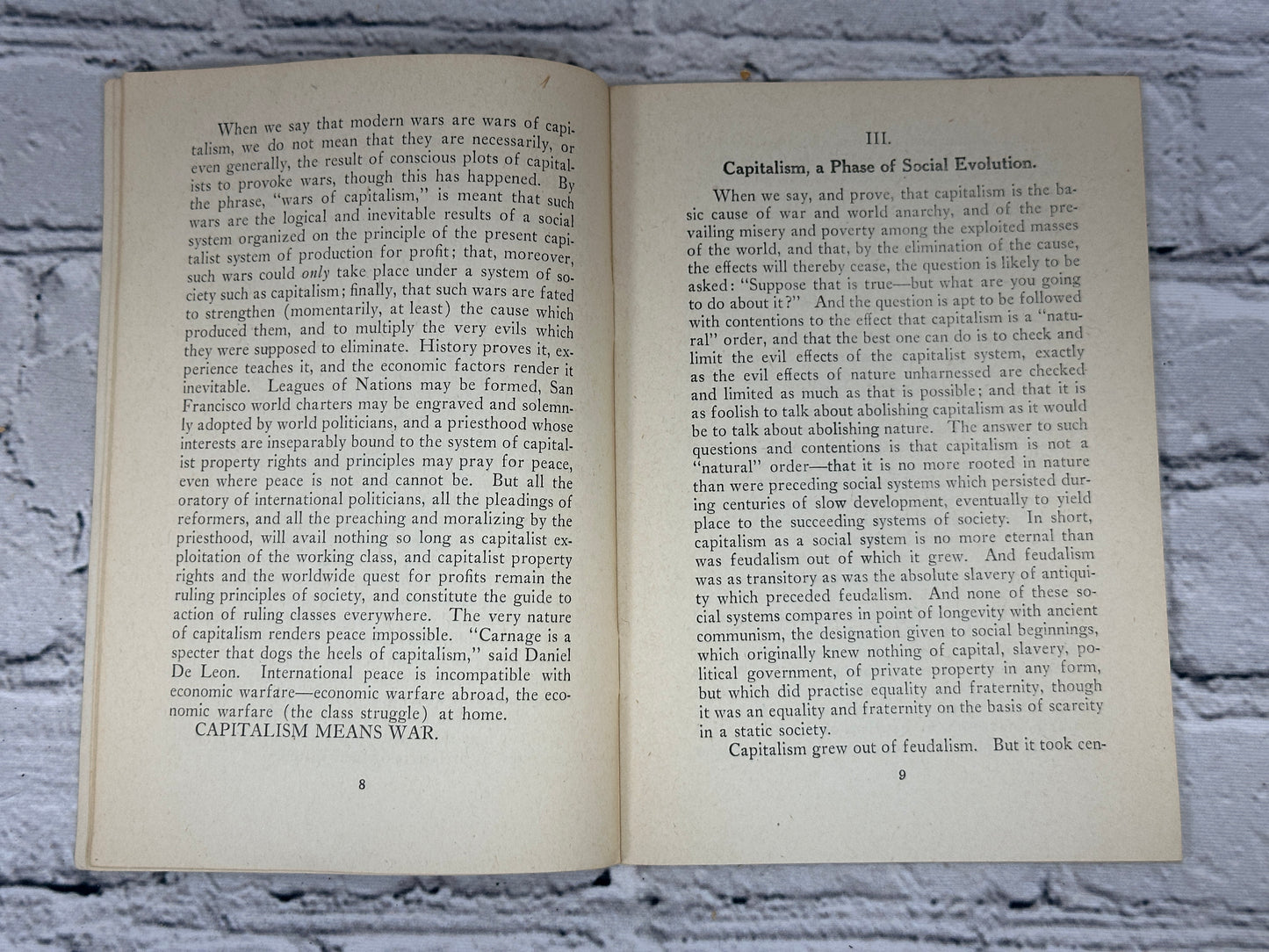 Socialist Labor Party, Marx on Mallock By Daniel De Leon, Eugene Debs [Lot of 6 · 1925, 1936, 1944-1946]