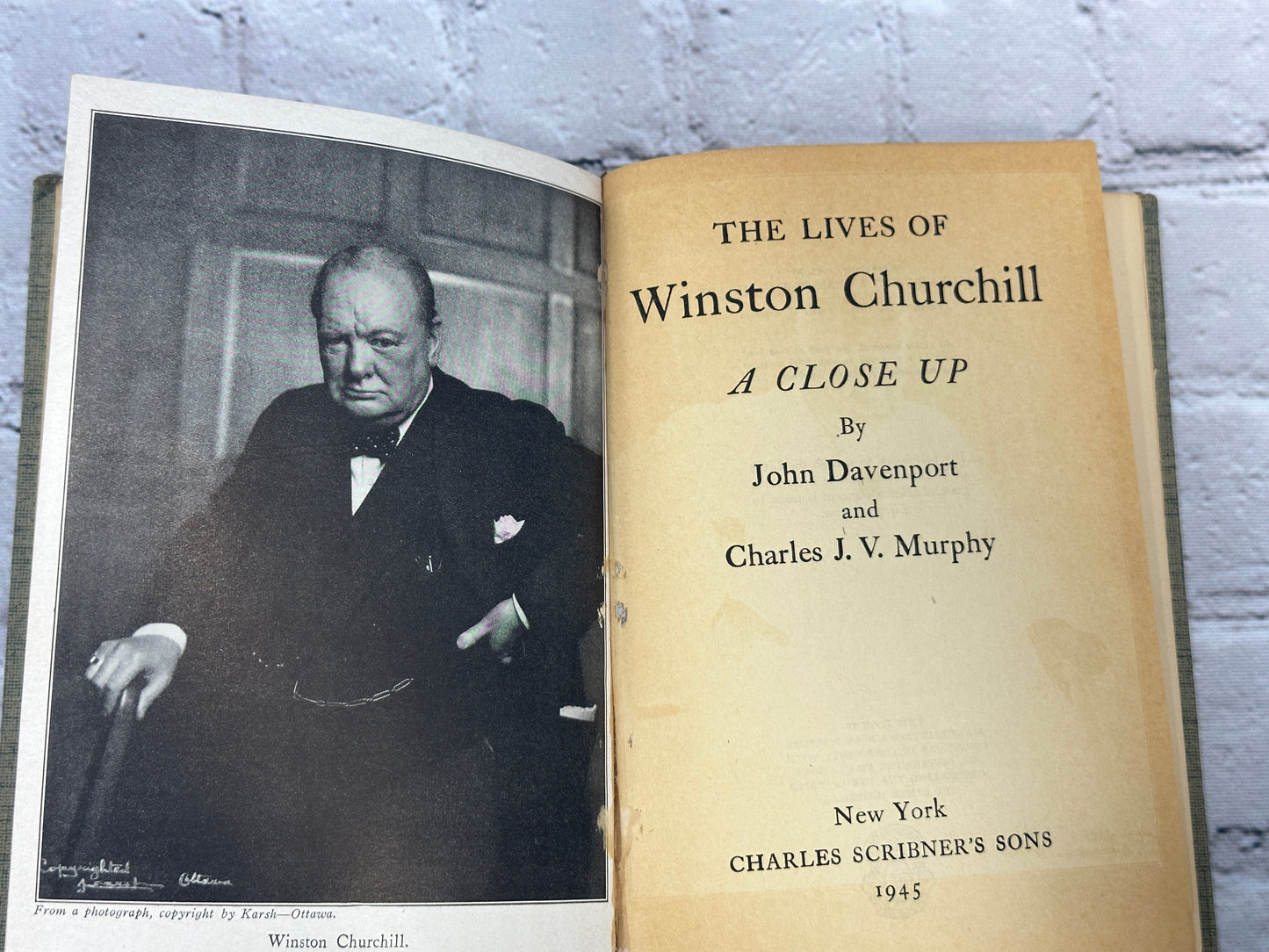 The Lives of Winston Churchill by John Davenport & Charles Murphy [1945]