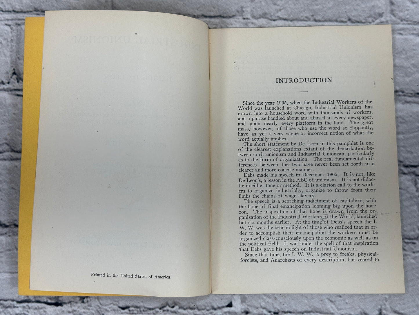 Socialist Labor Party, Marx on Mallock By Daniel De Leon, Eugene Debs [Lot of 6 · 1925, 1936, 1944-1946]