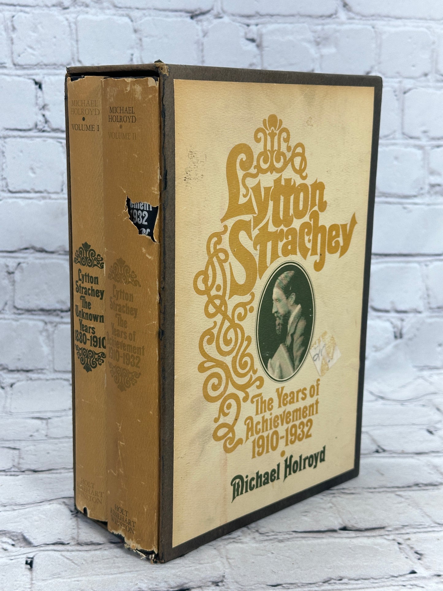 Lytton Strachey The Unknown Years 1880-1910 by Michael Holroyd [1st Ed · 1968]