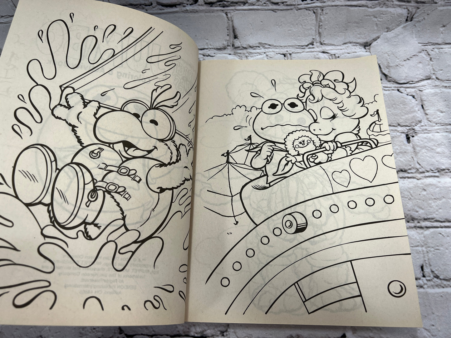 Jim Henson’s Muppet Babies Jumbo Coloring & Activity Book Miss Piggy [2003]