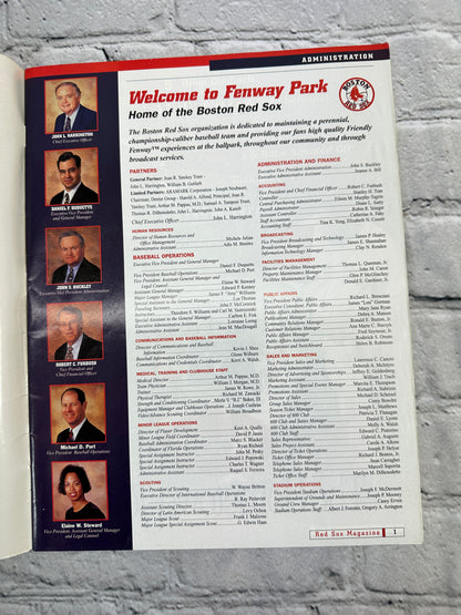 Boston Red Sox Official Magazine [2000 · Fourth Edition]