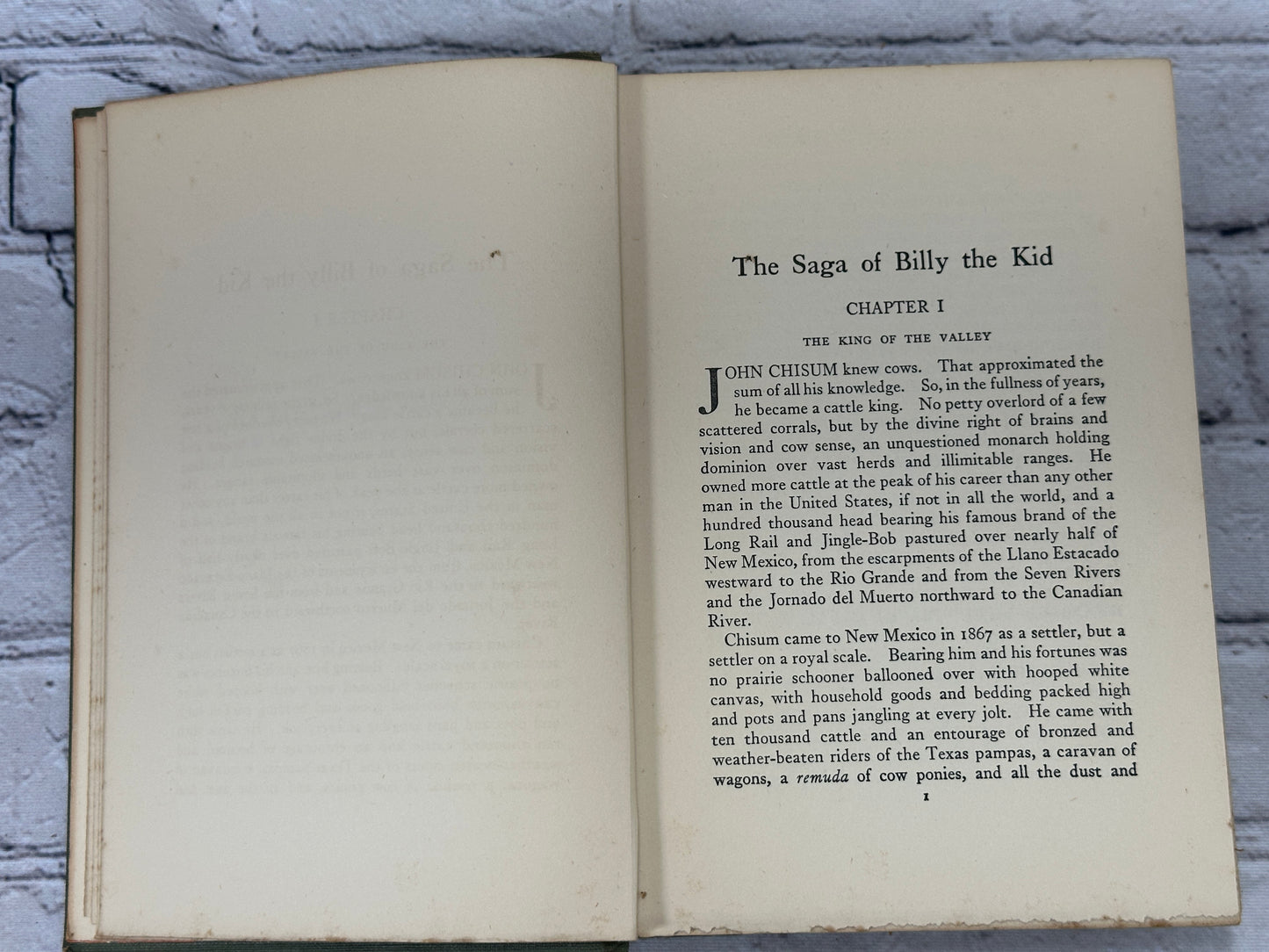 The Saga of Billy The Kid by Walter Noble Burns [Doubleday Page & Co. · 1926]