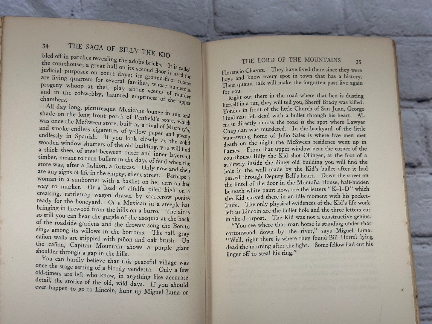 The Saga of Billy The Kid by Walter Noble Burns [Doubleday Page & Co. · 1926]