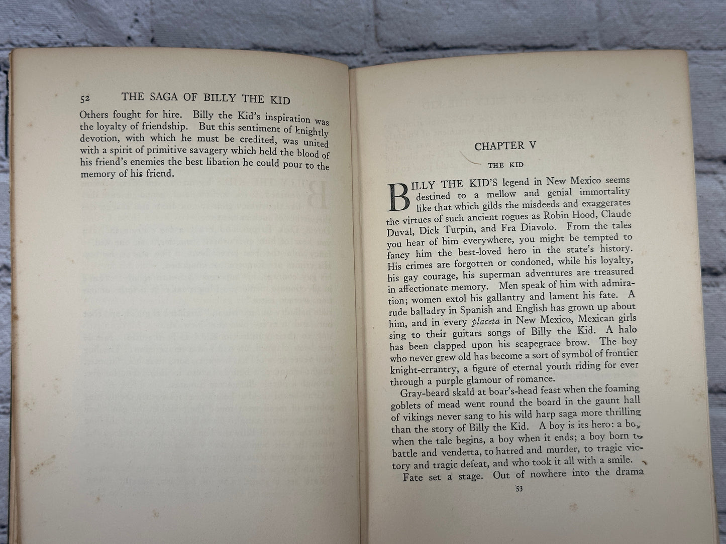 The Saga of Billy The Kid by Walter Noble Burns [Doubleday Page & Co. · 1926]