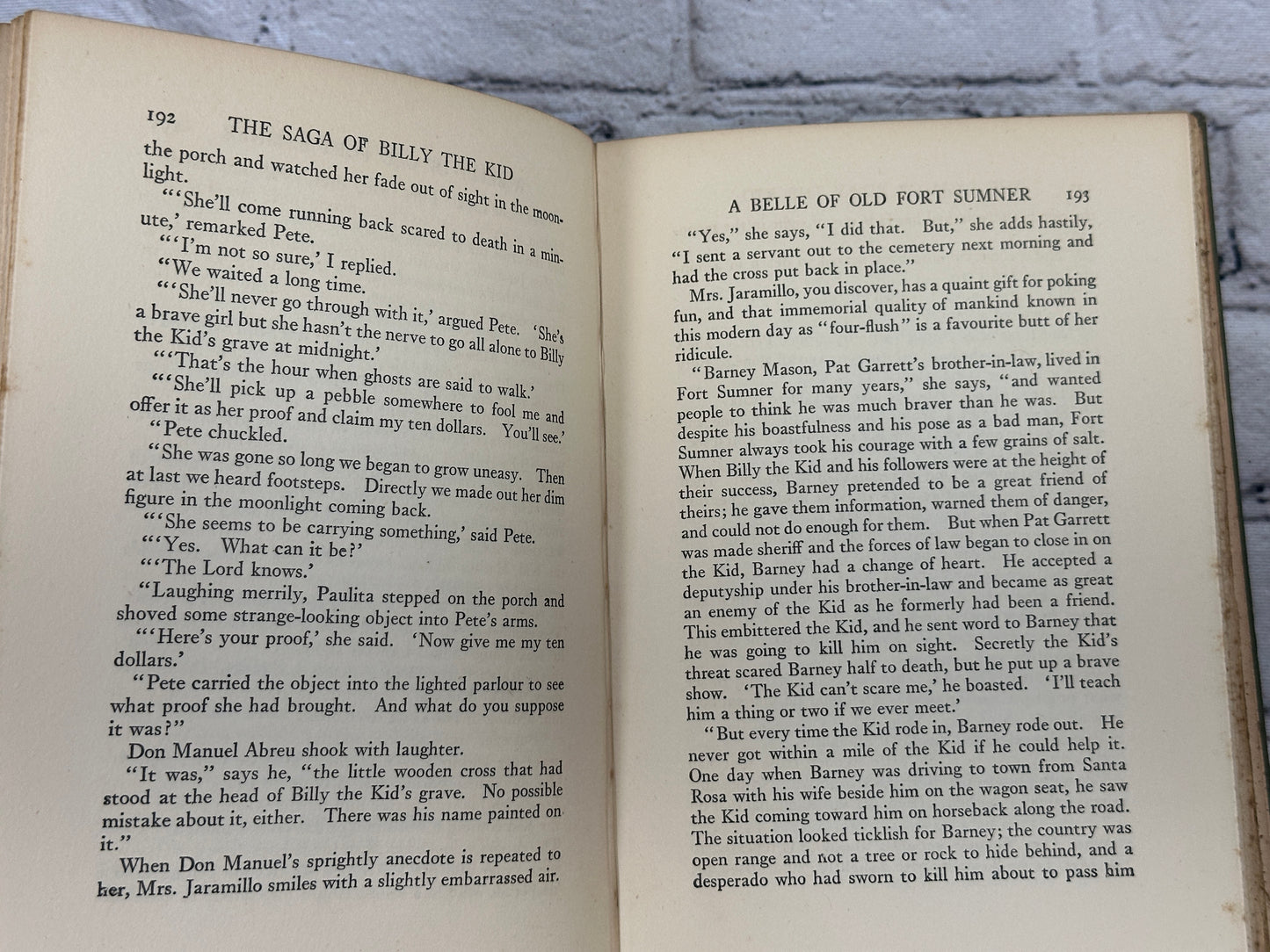 The Saga of Billy The Kid by Walter Noble Burns [Doubleday Page & Co. · 1926]