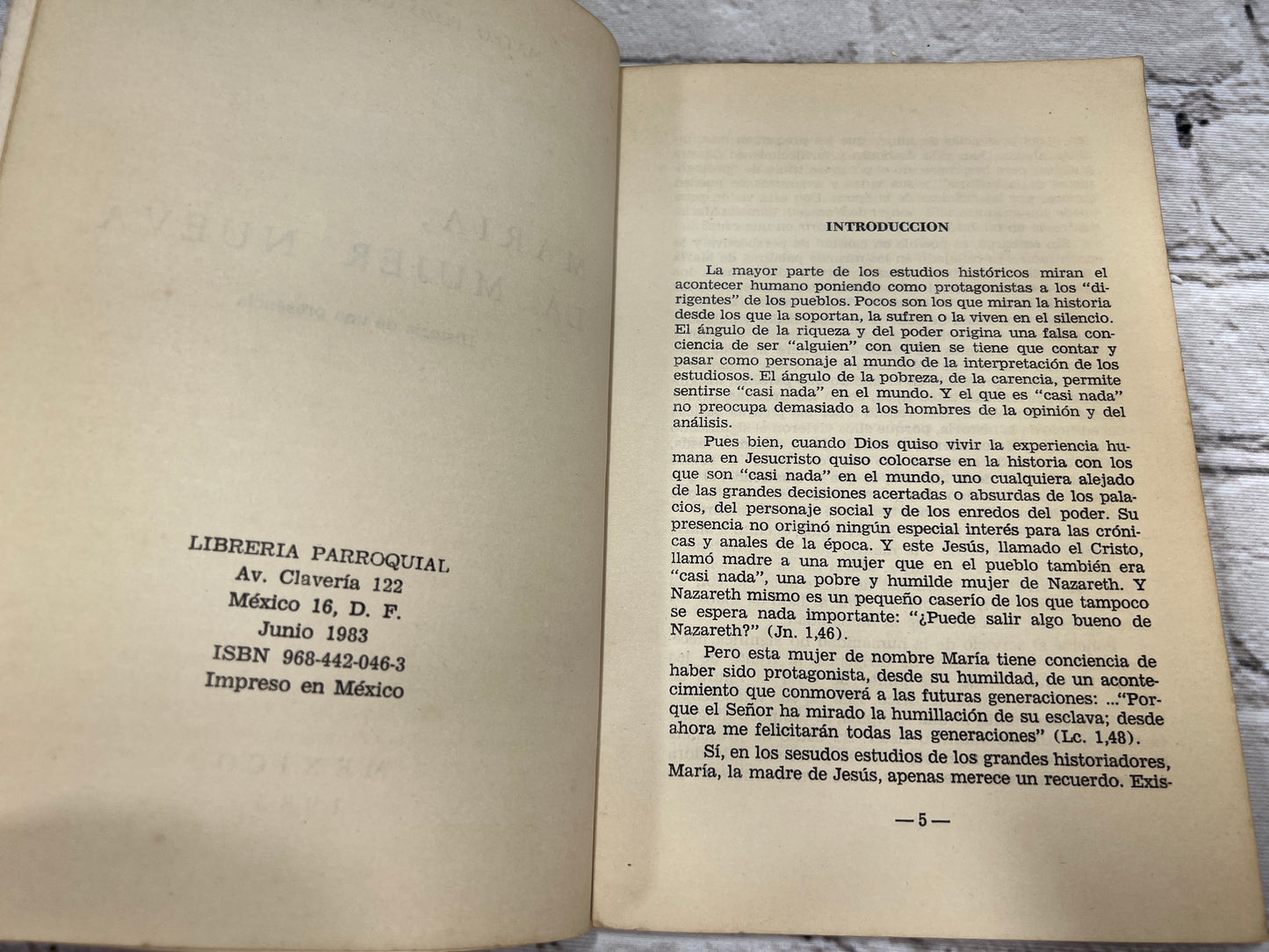 María, La Mujer Nueva Historia de una presencia By Mateo Pozo Castellanos [1983]