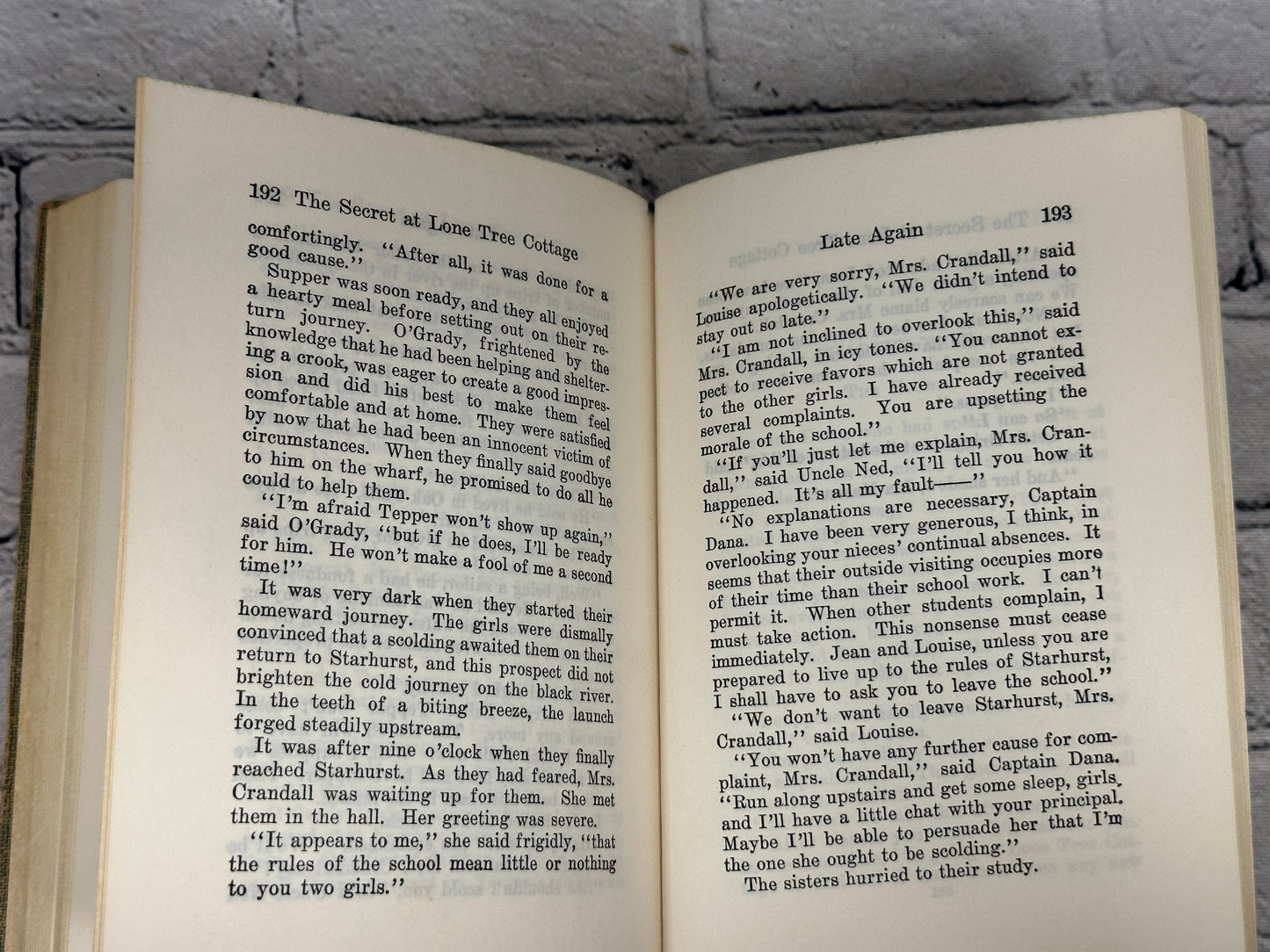 The Secret at Lone Tree Cottage, The Dana Girls Mystery..by Carolyn Keene [1934]