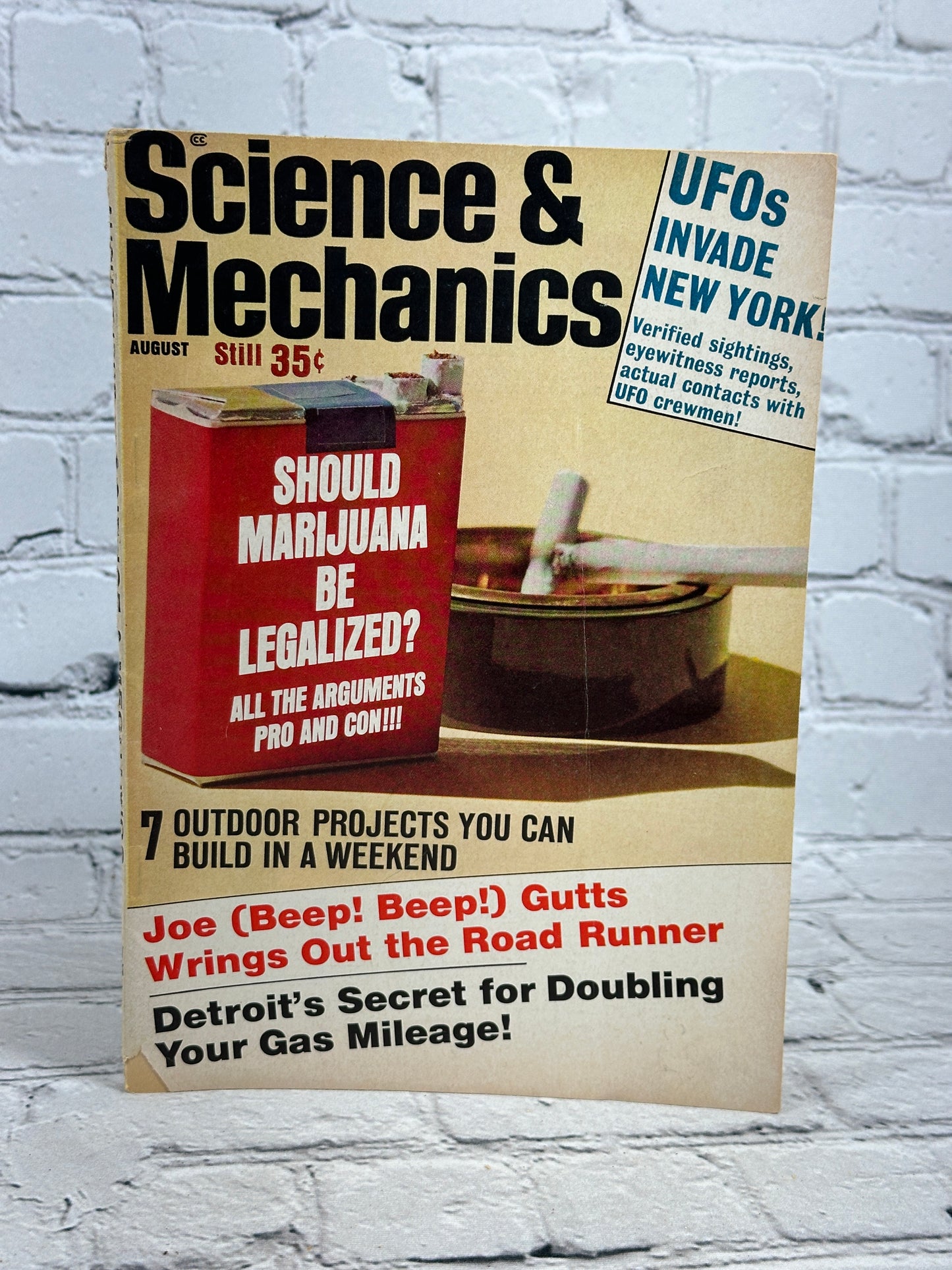 Science & Mechanics Should Marijuana Be Legalized? UFOs New York [August 1968]